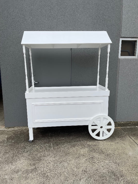 White Candy Cart