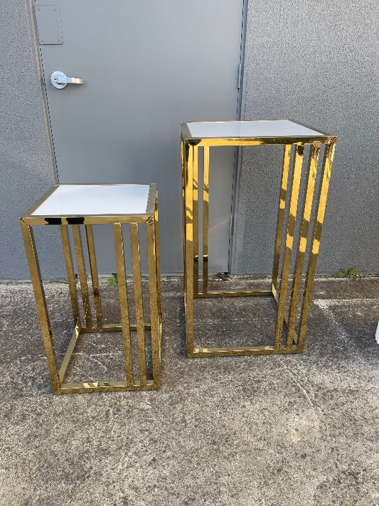Gold Piped Tables